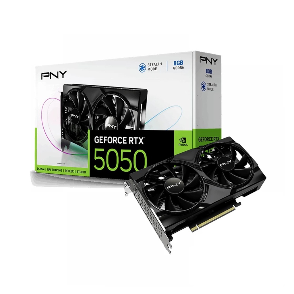 [NS031178] PNY GeForce RTX 5050 8GB Stealth Mode GDDR6 Graphic Card