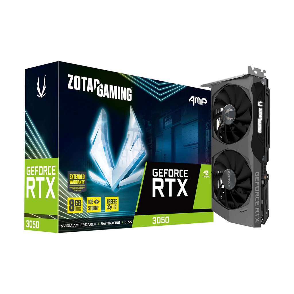 [NS012087] Zotac Gaming GeForce RTX 3050 AMP 8GB GDDR6 Graphic Card