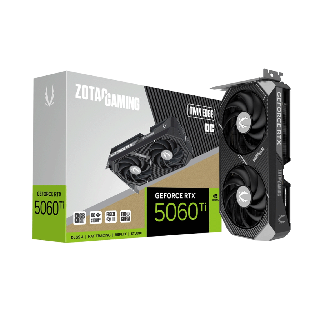 [NS028885] Zotac Geforce RTX 5060Ti 8GB Twin Edge OC Edition GDDR7 Graphic Card