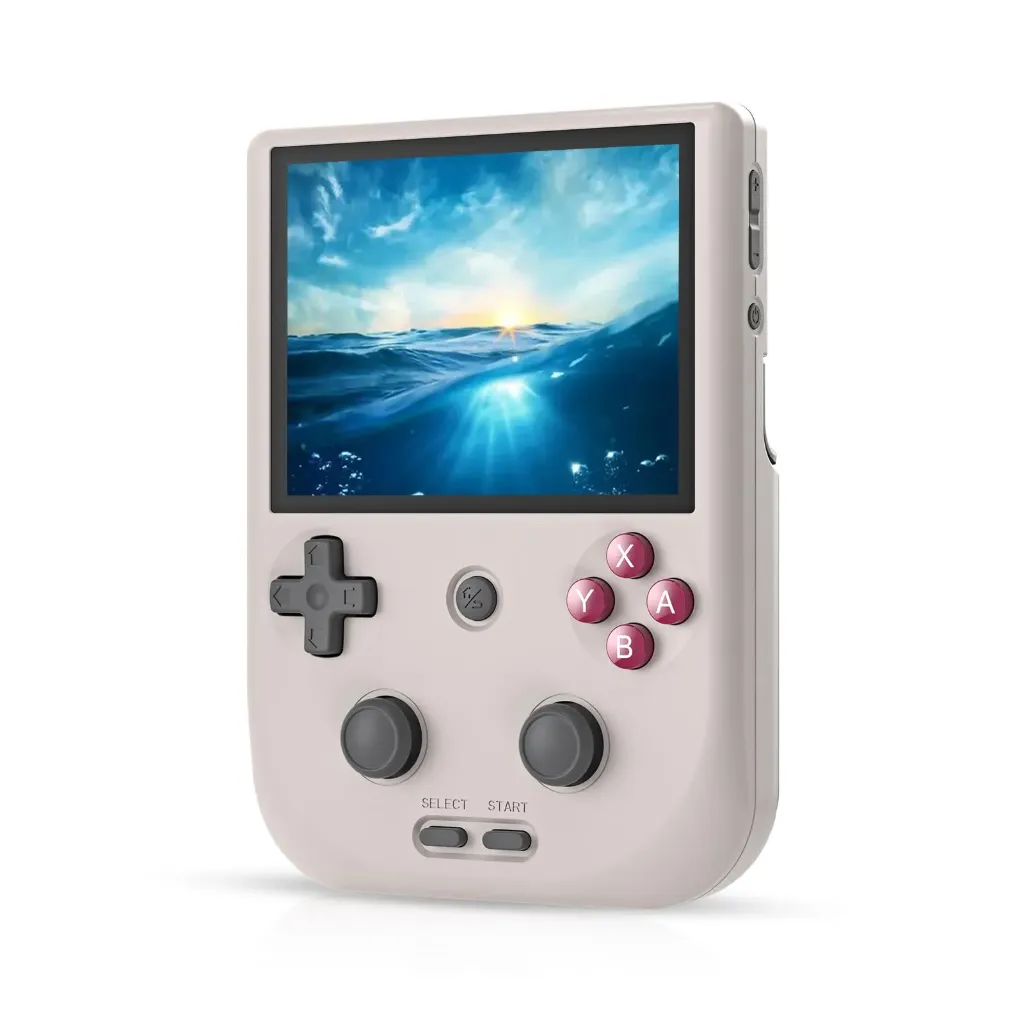 [ARH0U] ANBERNIC RG405V Video Handheld Game Console 4 inch IPS Touch Screen Android 12 T618 5500mAh Battery Portable Retro Player 5G WiFi Bluetooth Automatically Heat Dissipation 128G 3154 Games RG405V Grey