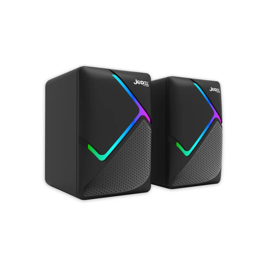 [JSRWN] JEDEL S-526 RGB Wired Gaming Speakers with 2.0 Stereo Sound