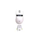 JEDEL GWH-102 Tri-Mode Wireless Gaming Mouse with Charging Dock & Display (Black/White)