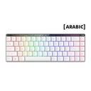 Asus M603 Rog Falchion 65% Wireless Optical Mechanical Gaming Keyboard RX Red Low-Profile Switch Linear & Swift (Arabic) - White