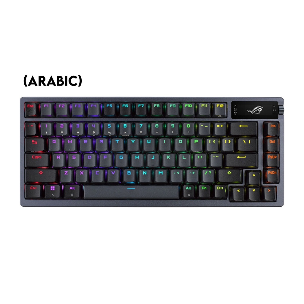 [NS010314] Asus M701 Rog Azoth 75% Wireless Mechanical Gaming Keyboard Rog NX Red Switch (Arabic)