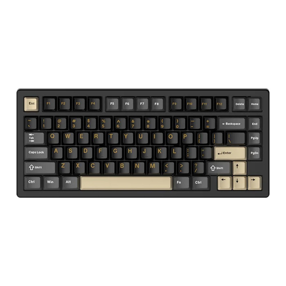 Attack Shark X75 81 Key (Wired+2.4G+Bluetooth)Tri-Model Switch Heap Of Aluminum Gaming Keyboard - Starlight Black