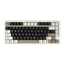 Attack Shark X75 81 Key (Wired+2.4G+Bluetooth)Tri-Model Switch Heap Of Aluminum Gaming Keyboard-Cheese White