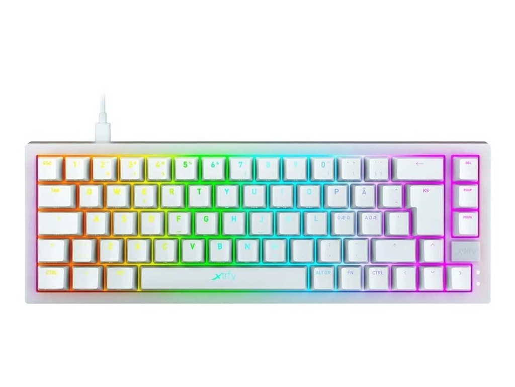 [NS027428] CHERRY XTRFY K5 COMPACT RGB Mechanical Gaming Keyboard - White