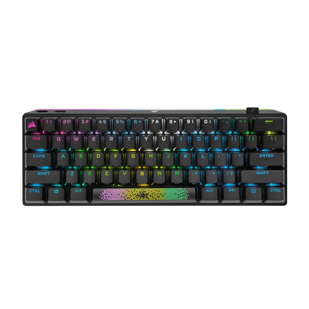 [NS006567] Corsair K70 Pro Mini Wireless/Wired 60% Mechanical Cherry MX Red Switch Keyboard with RGB Backlighting Black