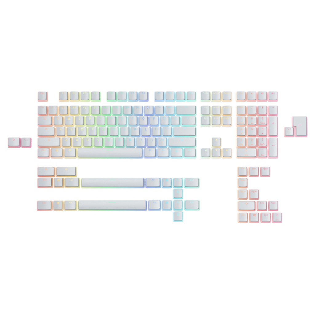 [NS004481] Glorious Aura Machanical Keycaps (Full 145-Key Set) - Aura White