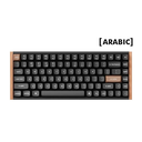 KeyChron K2 HE 75% Wireless Magnetic Switch Keyboard, 100Hz Polling Rate, Light Effect,Nebula Linear Switch (Arabic Keyboard) - Black (Special Edition)