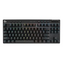 Logitech G PRO X TKL LIGHTSPEED Wireless Gaming Keyboard, Ultra-Portable Tenkeyless Design, Lightsync RGB Backlit, PBT Keycaps, Tactile Switches (GX Brown), BT/USB, US INTL Layout, Black | ‎920-012136