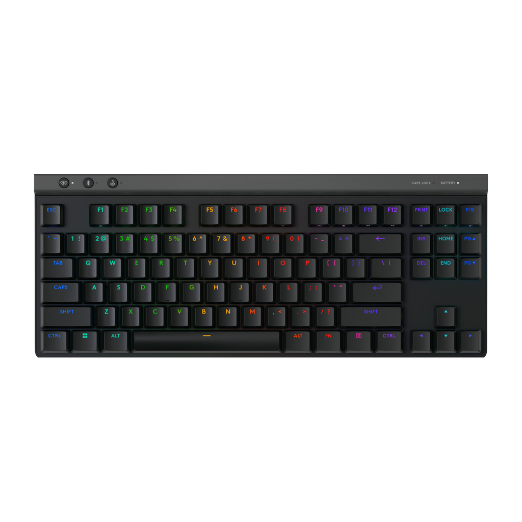 Logitech G515 TKL LIGHTSPEED Low-Profile Wireless Gaming Keyboard Tactile Switch - Black