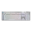 Logitech G915 X LIGHTSPEED Mechanical Keyboard, Tactile Switches, Double-Shot PBT Keycaps, LIGHTSYNC RGB Illumination, Tri-Mode Connectivity, English (US) Layout, White | 920-012690