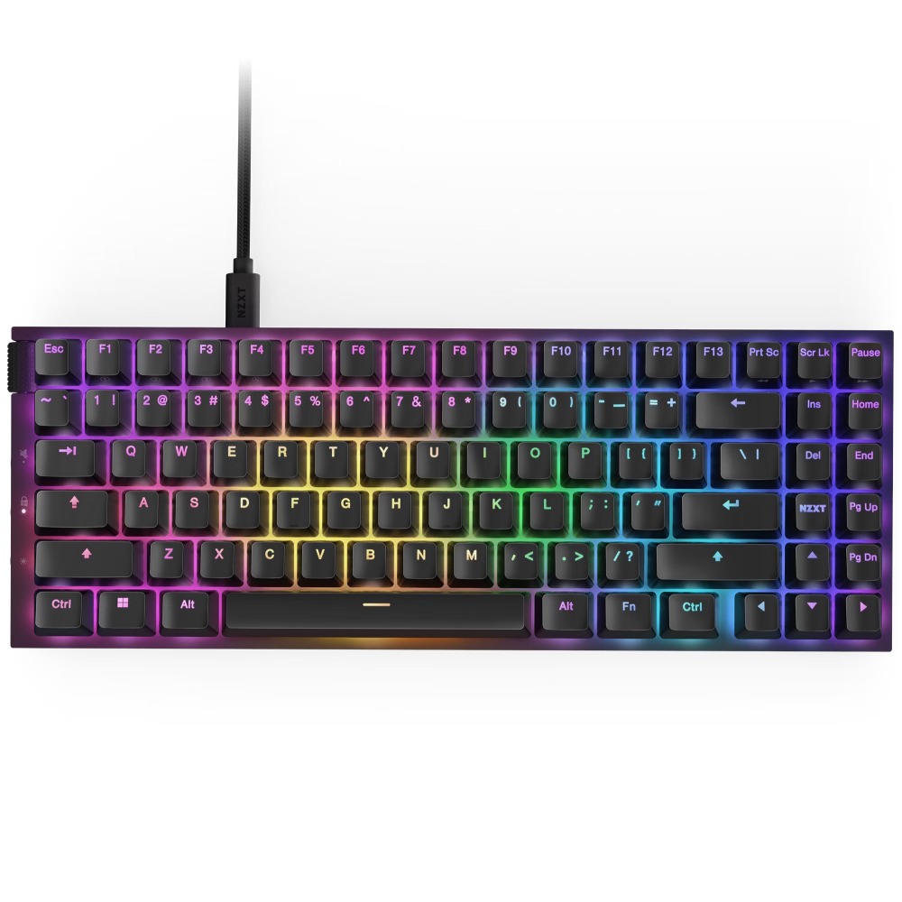 [NS027733] NZXT FUNCTION 2 MINI TKL Wired Optical Gaming Keyboard - Black