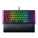 Razer BlackWidow V4 75% Mechanical Gaming Keyboard, Hot Swappable Design, Compact & Durable, Orange Tactile Switches, Chroma RGB, Roller & Media Keys, Wrist Rest Snap Tap, Black | RZ03-05000200-R3U1
