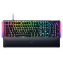 Razer BlackWidow V4 Mechanical Gaming Keyboard: Green Switches Tactile & Clicky, Chroma RGB, 6 Macro Keys, Magnetic Wrist Rest, Doubleshot ABS Keycaps, Roller & Media Keys - Black