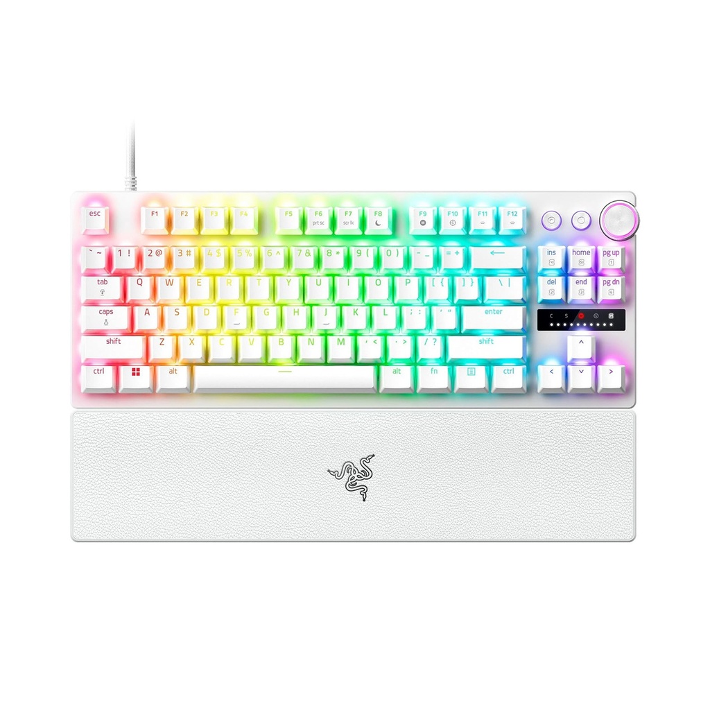 [NS027078] Razer HuntsMan V3 Pro Tenkeyless Analog Optical Esports Keyboard Analog Optical Switches Gen 2 - White