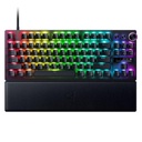 Razer Huntsman V3 Pro TKL Gaming Keyboard: Analog Optical Switches, Rapid Trigger & Adjustable Actuation, Media Keys & Dial, Doubleshot PBT Keycaps - Wrist Rest - Black