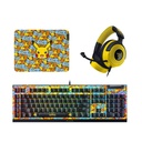 Razer Pokémon Edition Bundle - Razer BlackWidow V4 X Wired Keyboard + Razer Kraken V4 X Wired Gaming Headset + Razer GIGANTUS V2 M Gaming Mouse Pad
