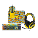 Razer Pokémon Edition Bundle - Razer BlackWidow V4 X Wired Keyboard + Razer Kraken V4 X Wired Gaming Headset + Wired Gaming Mouse + Razer GIGANTUS V2 M Gaming Mouse Pad