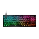 SteelSeries Apex 9 TKL Mechanical Wired Gaming Keyboard, OptiPoint Swappable Optical Linear Red Switches, Aircraft Grade Aluminum Alloy, For PC/PS5 & Xbox
