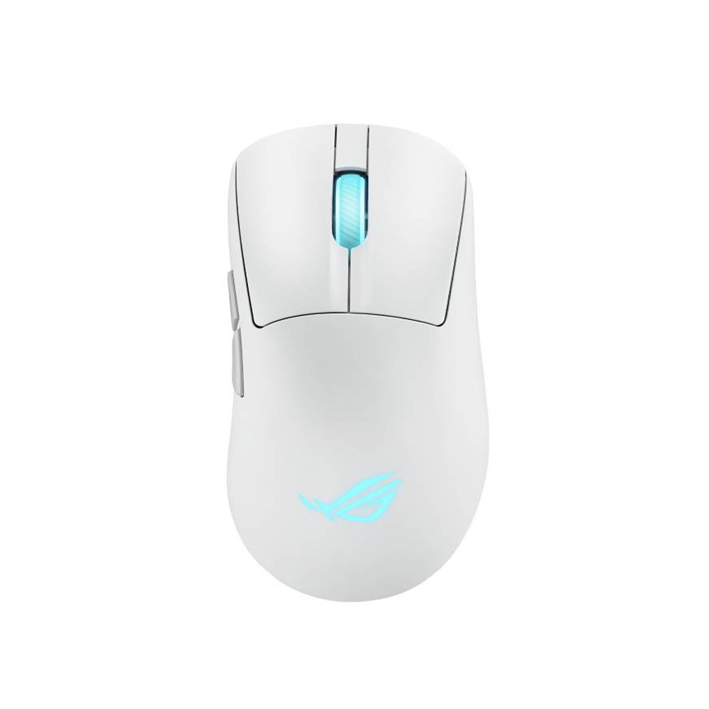 [NS030202] Asus ROG Keris II Origin Tri-Mode Wireless/Bluetooth/Wired Gaming Mouse, AimPoint Pro Optical Sensor, 42,000dpi Max, 8000Hz Polling Rate, White | 90MP04A0-BMUA10
