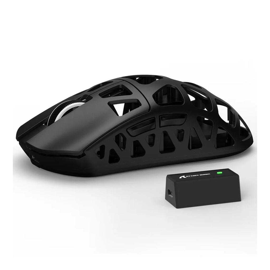 Attack Shark R3 Magnesium Alloy 8K PAW3395 Wired/Wireless BT2.4G Gaming Mouse - Black