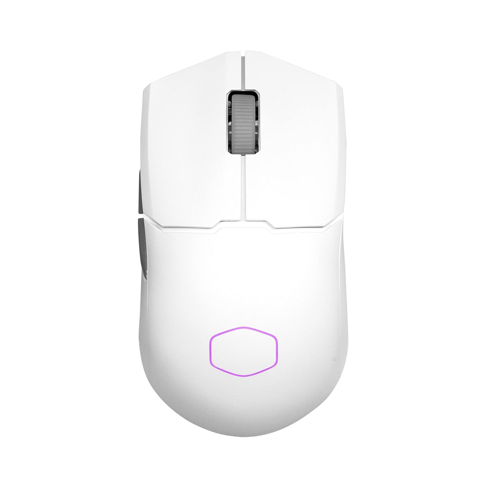 [NS029356] Cooler Master MM712 Hybrid RGB 19,000 DPI Wireless, 2.4GHz, Bluetooth, Wired Gaming Mouse - White