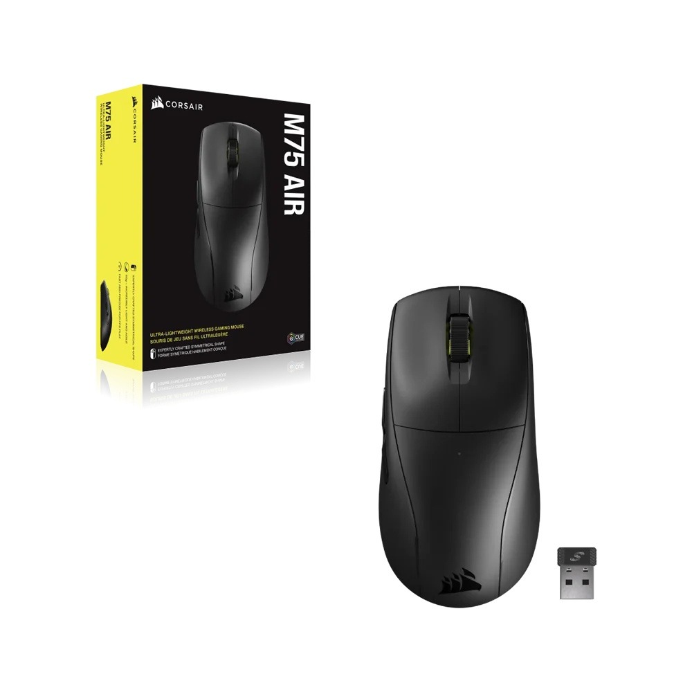 CORSAIR M75 AIR WIRELESS Ultra-Lightweight Gaming Mouse – Black