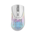 Glorious Model D 2 Wireless/Bluetooth UltraLight Ergonomic RGB Gaming Mouse (66g) - White