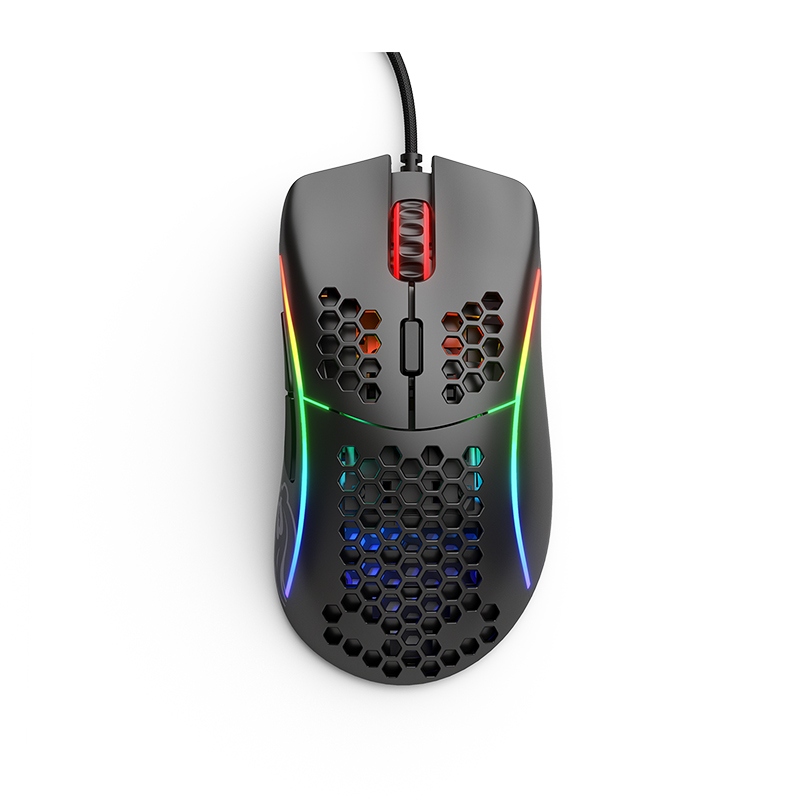 [NS000150] Glorious Model D Minus 12,000 DPI Wired Gaming Mouse (61g) - Matte Black