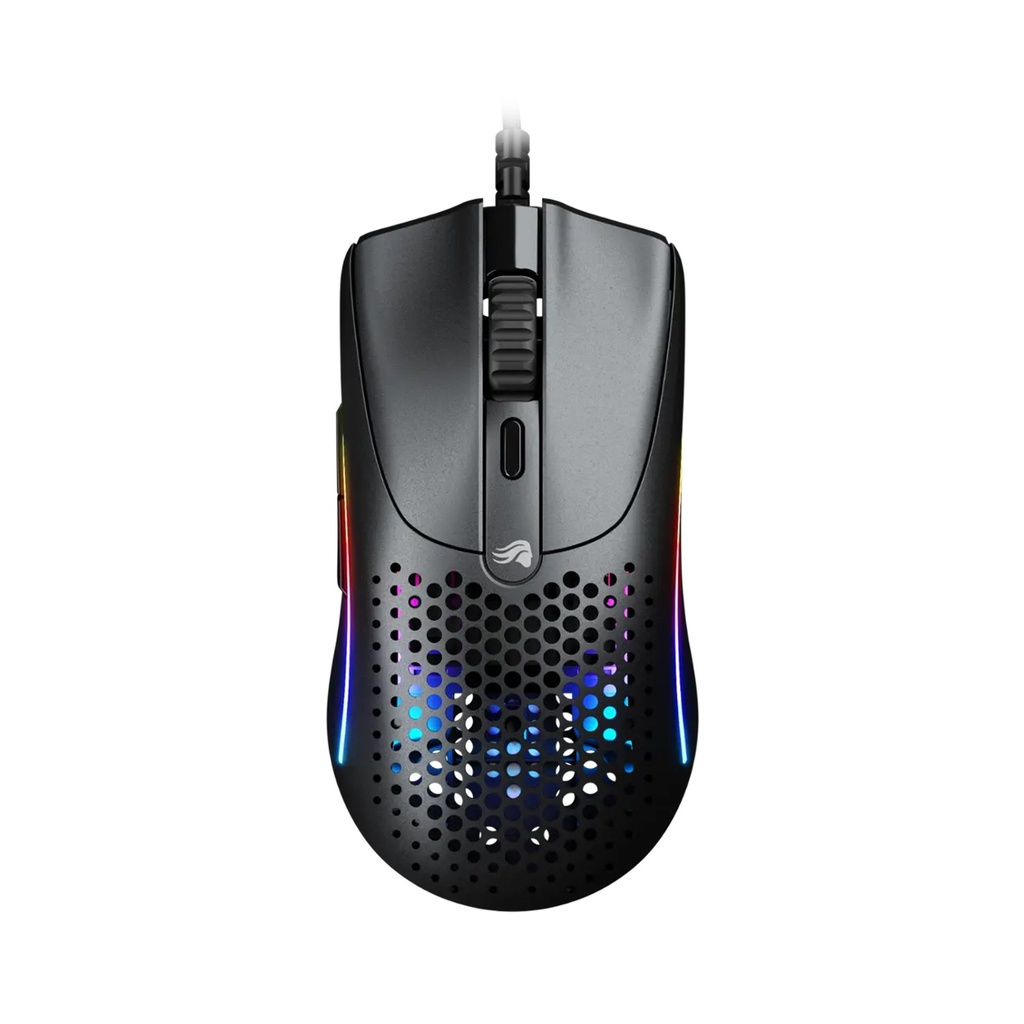 [NS026766] Glorious Model O2 Mini Ultralight Ambidextrous RGB Wired Gaming Mouse 49g 26,000 DPI - Black