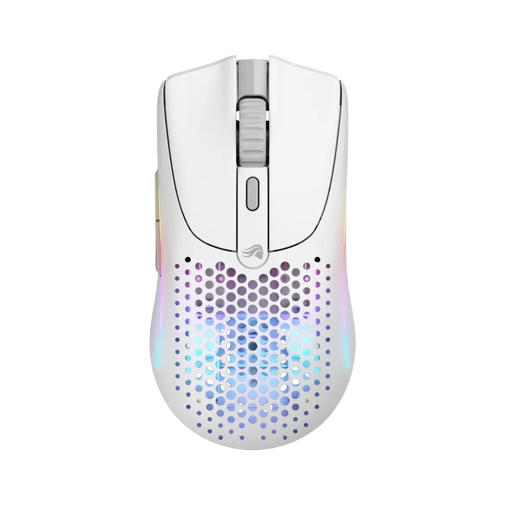 [NS026772] Glorious Model O2 Mini Ultralight Ambidextrous RGB Wireless Gaming Mouse 57g 26,000 DPI - White
