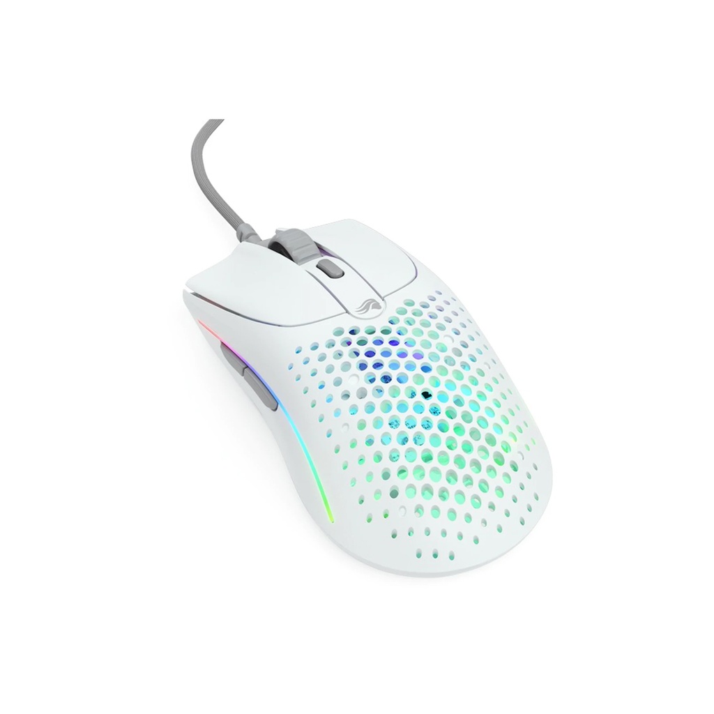 [NS010901] Glorious Model O2 RGB Wired Gaming Mouse (59g) - Matte White