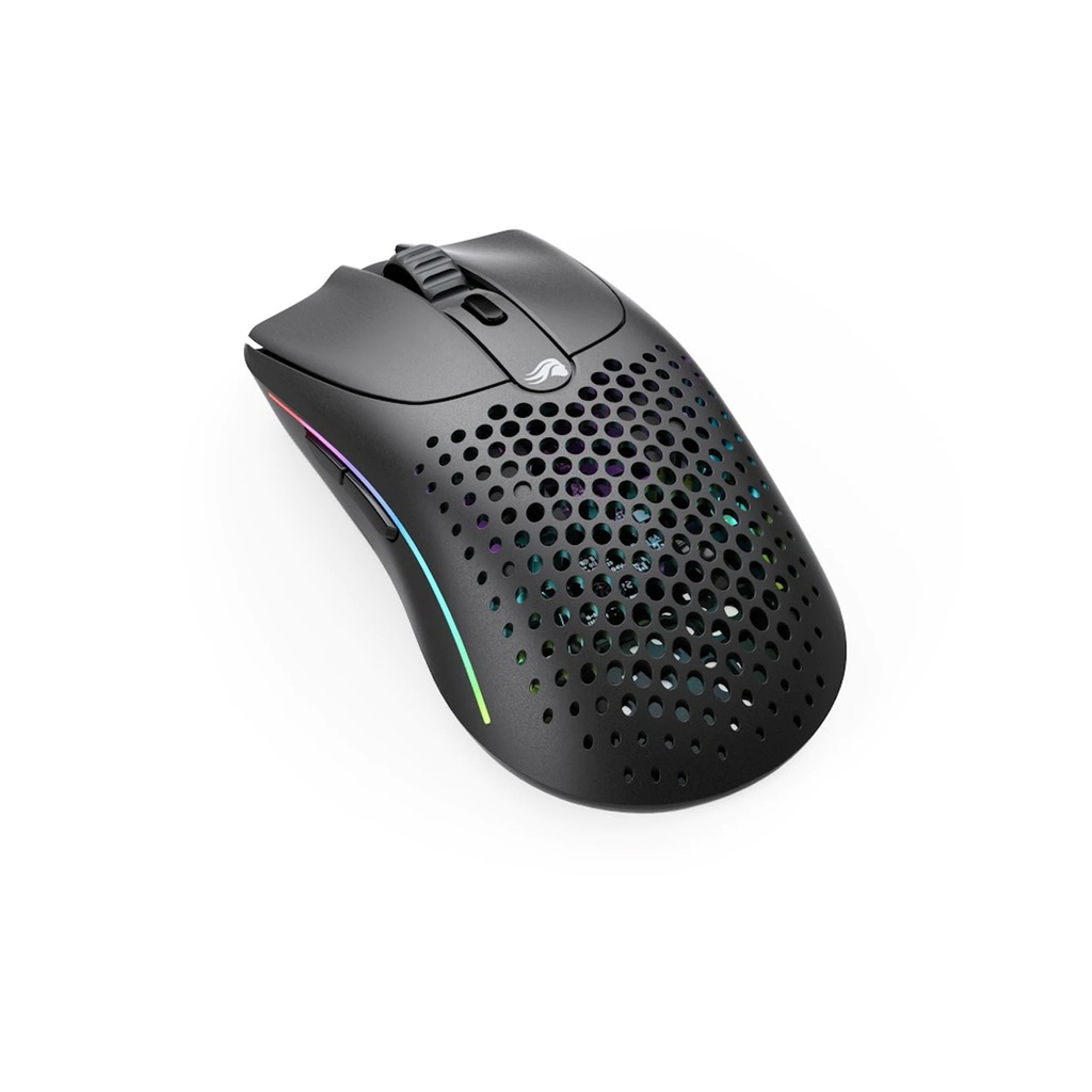 [NS010872] Glorious Model O2 RGB Wireless 2.4GHz + Bluetooth 5.2 + Wired Gaming Mouse (68g) - Matte Black