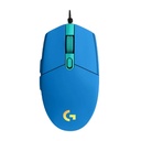 Logitech G203 Lightsync RGB Upto 8,000 DPI Wired Gaming Mouse - Blue