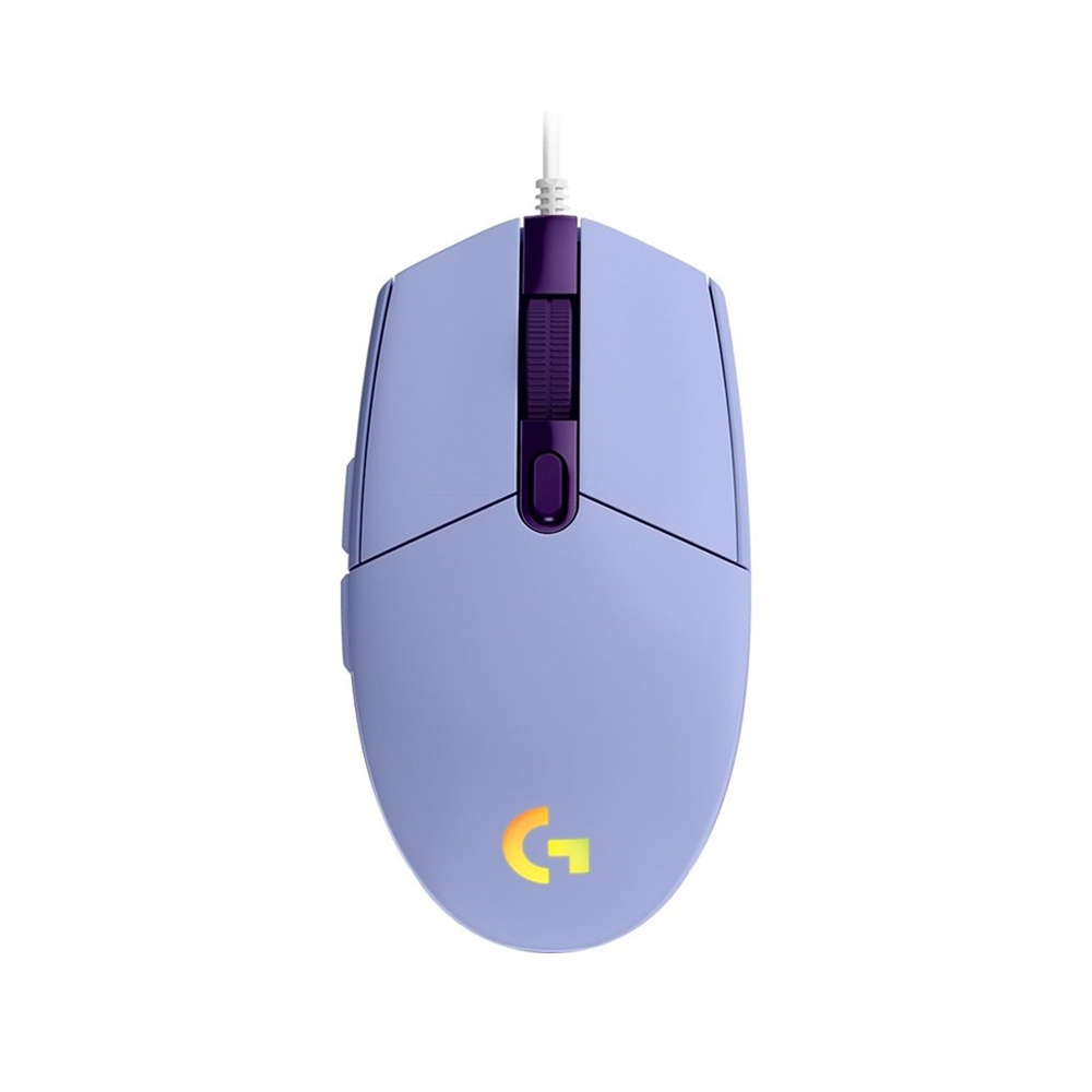 [NS005169] Logitech G203 LIGHTSYNC RGB Wired Gaming Mouse - Lilac