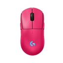 Logitech PRO 2 Lightspeed Wireless Gaming Mouse, Hero Sensor 2, 44000 DPI -Magenta