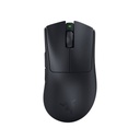 Razer DeathAdder V3 Pro Ultra-Lightweight Wireless/Wired Ergonomic Esports Mouse Up to 90 Hours Battery Life - Black
