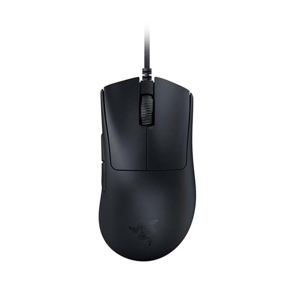 Razer DeathAdder V3 Wired Gaming Mouse: 59g Ultra Lightweight, Focus Pro 30K Optical Sensor, Fast Optical Switches Gen-3-8K Hz HyperPolling, 6 Programmable Buttons, Ergonomic - Black