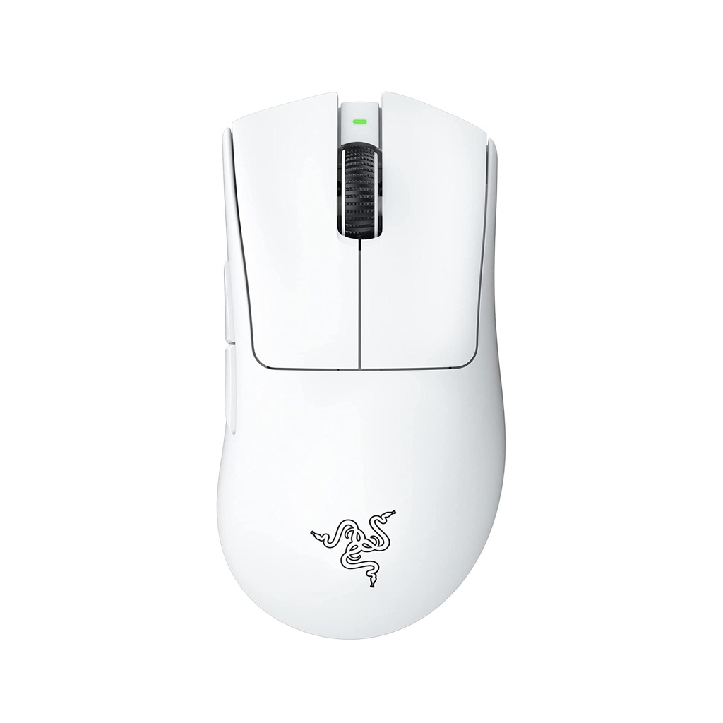 [NS006502] Razer DeathAdder V3 Pro Ultra-Lightweight Wireless/Wired Ergonomic Esports Mouse Up to 90 Hours Battery Life White
