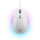 SteelSeries Rival 3 Wired Gaming Mouse LightWeight (77G) 60 Million Clicks, 8,500 DPI 6 Programmable Buttons, 3-Zone RGB - White