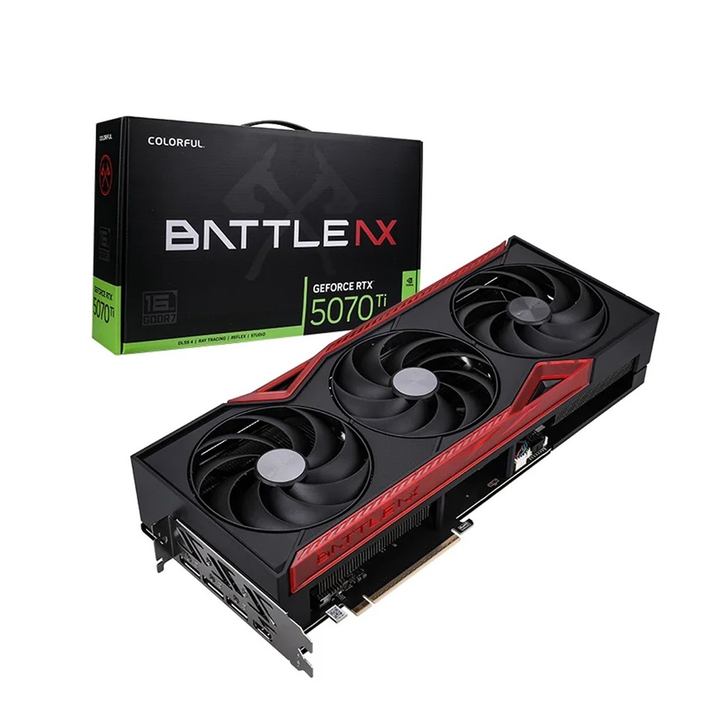 [NS032764] ColorFul Battle AX Geforce RTX 5070TI 16GB GDDR7 Graphic Card
