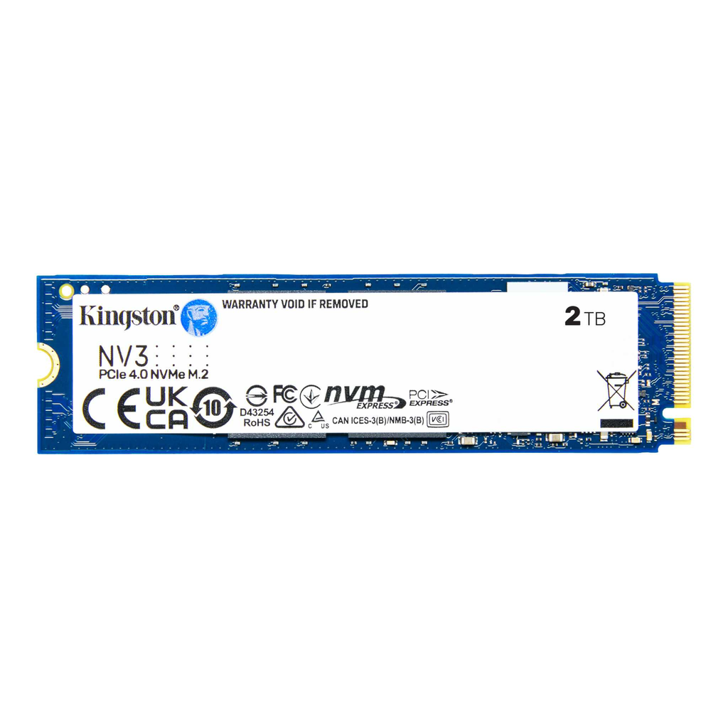 [NS026796] Kingston NV3 2TB PCIe 4.0 NVMe M.2 Up to 6000 MB/s