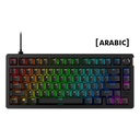 HyperX Alloy Rise 75% RGB Wired Gaming Keyboard Red Linear Switch (English/Arabic) For PC,PS5,PS4,Xbox Series X|S & Xbox One