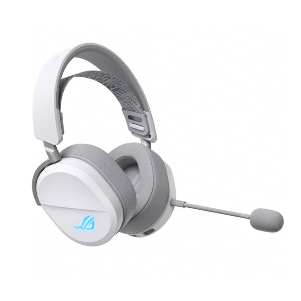 Asus Rog Pelta Tri-Mode Wireless/Bluetooth Gaming Headset For PC,PlayStation,Switch,Mac & Mobile-White