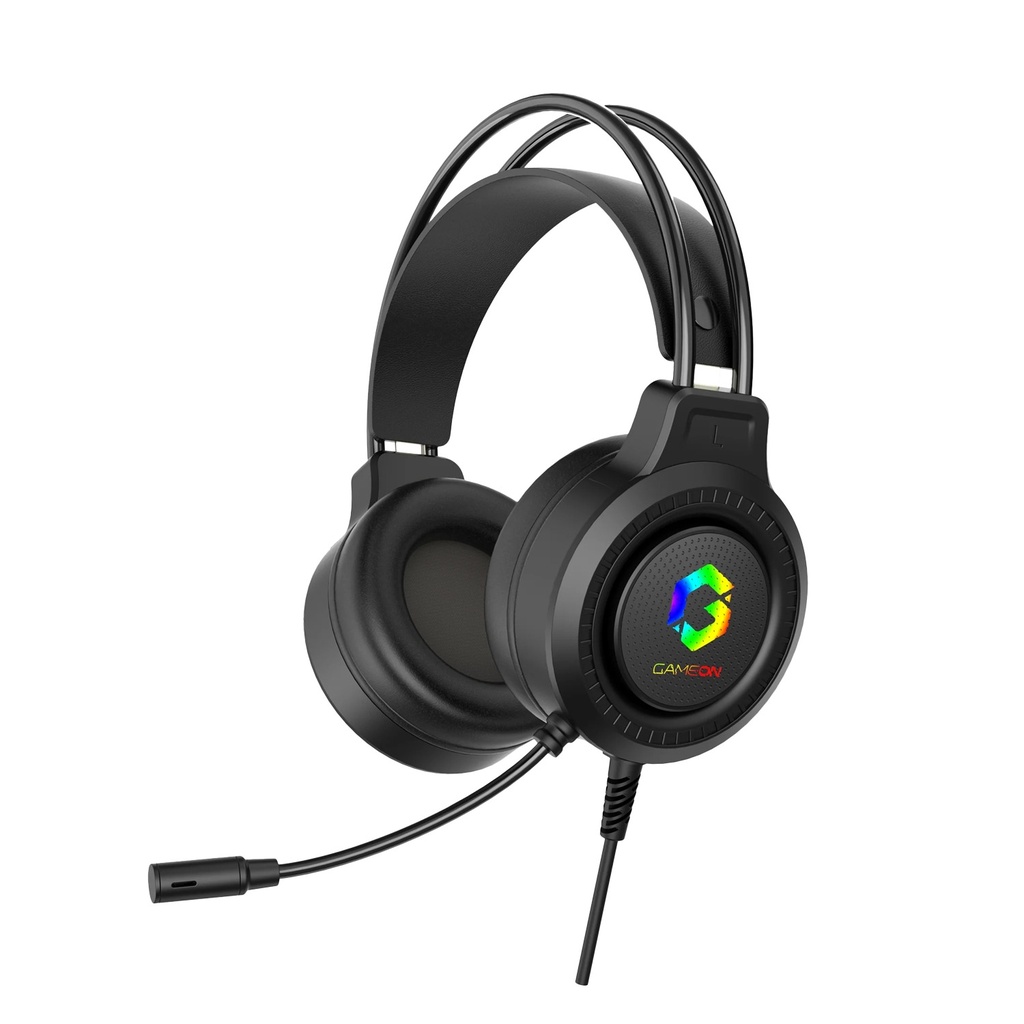 [NS013889] GAMEON GOT101 Shadowfire RGB Gaming Headset - Black