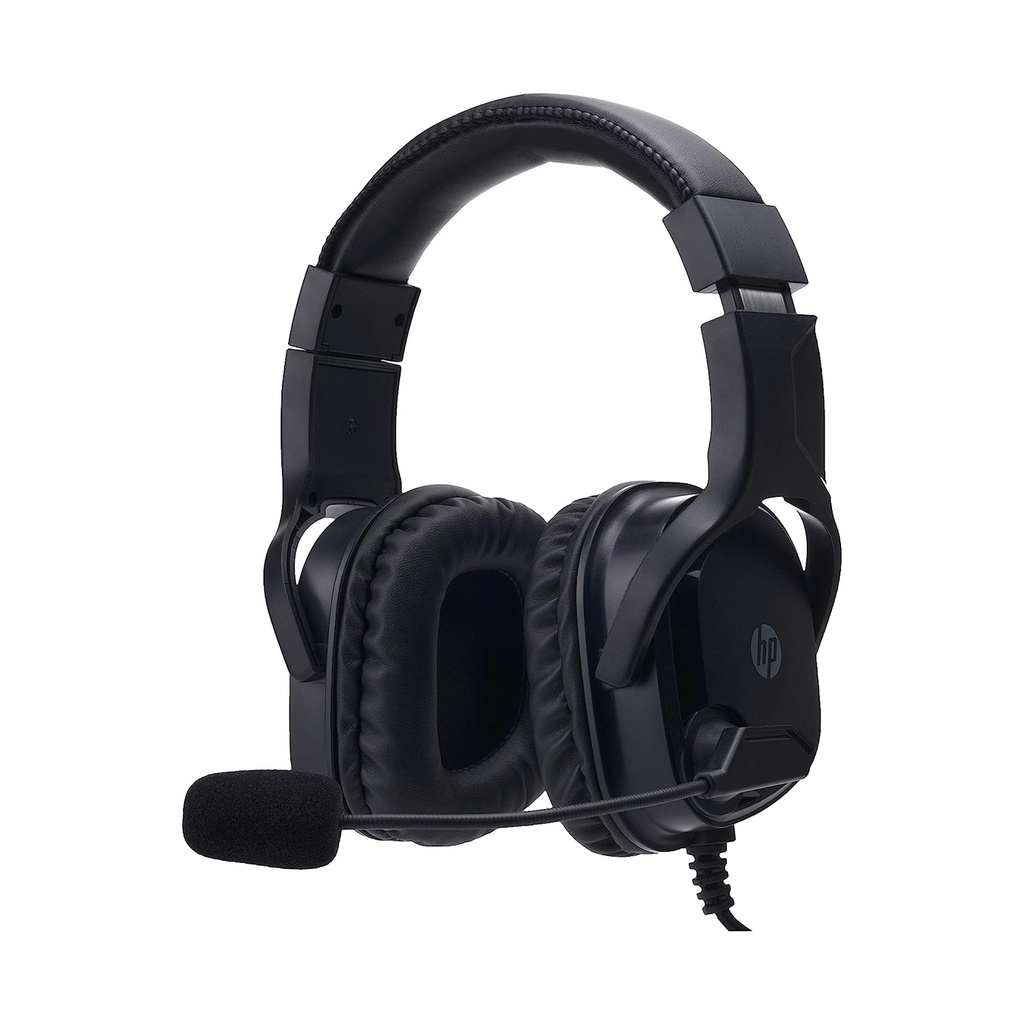 [NS010969] HP DHE-8004 Stereo Surround Sound Wired Gaming Headset With Flexible Microphone - Black