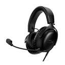HyperX Cloud III – Wired Gaming Headset, PC, PS5, Xbox Series X|S, Angled 53mm Drivers, DTS,USB-C, USB-A, 3.5mm – Black (727A8AA)