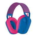 Logitech G435 Light Speed Wireless/Bluetooth Gaming Headset For PC & PS5/4 - Blue/Raspberry
